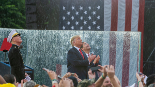Planes, Tanks, & Space Force: Scenes From Trump's Soggy Fourth of July Extravaganza